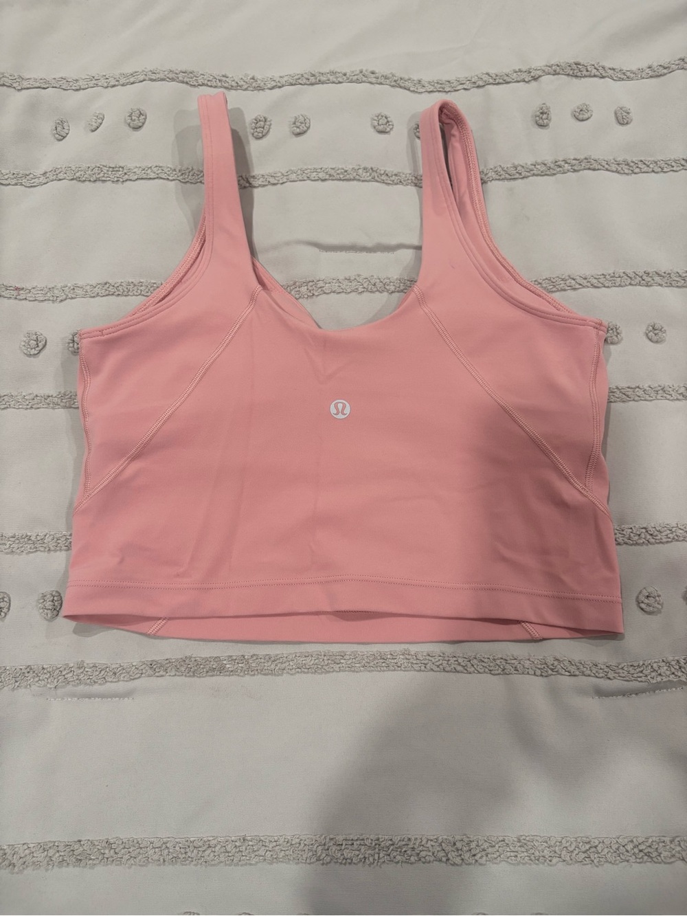 lululemon athletica Soft Pink Scoop Sports Bra